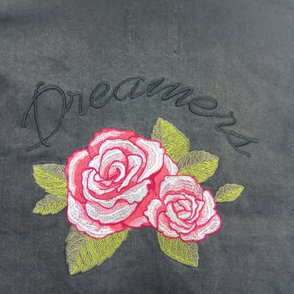 CLEARANCE SALE!! Love Tree Black Distressed Denim Jacket - Picture 13 of 15